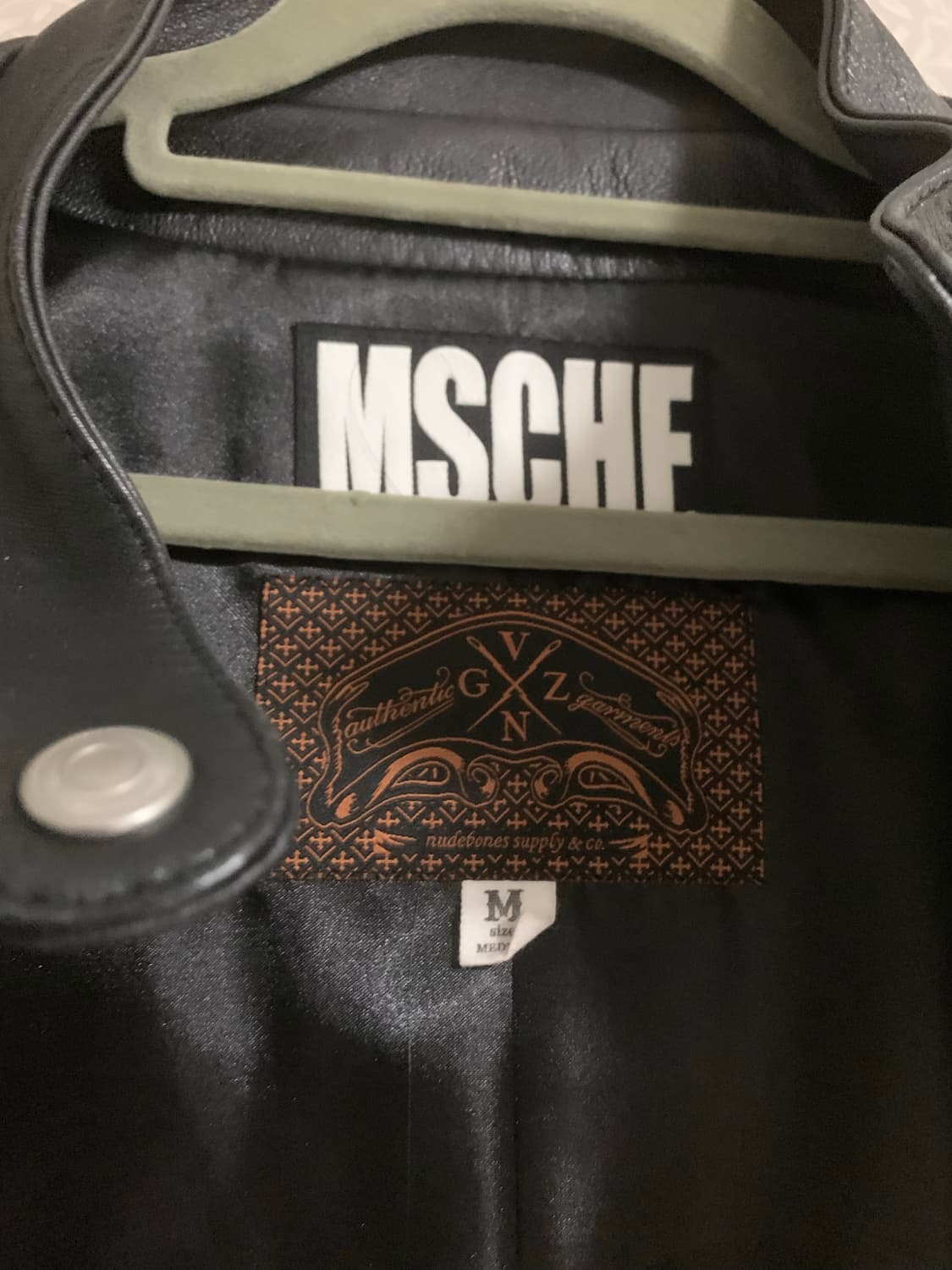 미스치프 양가죽 라이더자켓 상품이미지3