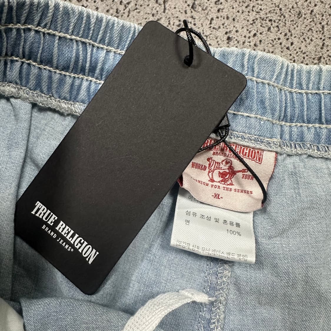 ✨ (새상품) 트루릴리젼 연청 데님 팬츠 상품이미지3