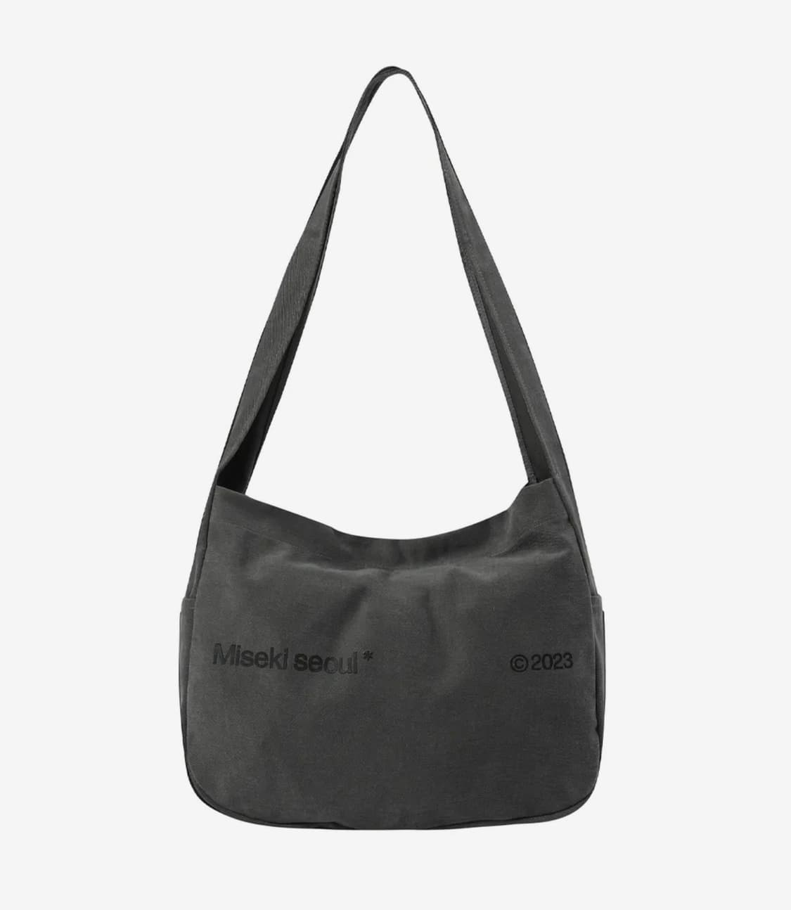 미세키서울 Cotton big crossbag CHARCOAL 상품이미지1