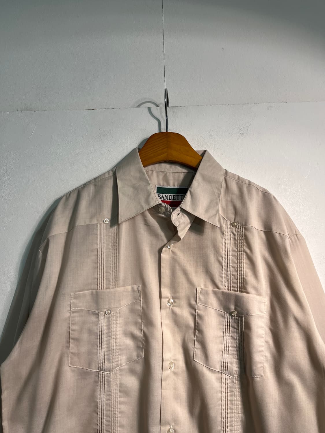 Guayabera shirts (쿠바 셔츠) 긴팔 M 상품이미지2