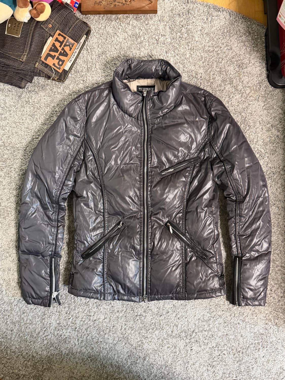 토네이도마트 지퍼 다운 자켓 상품이미지1