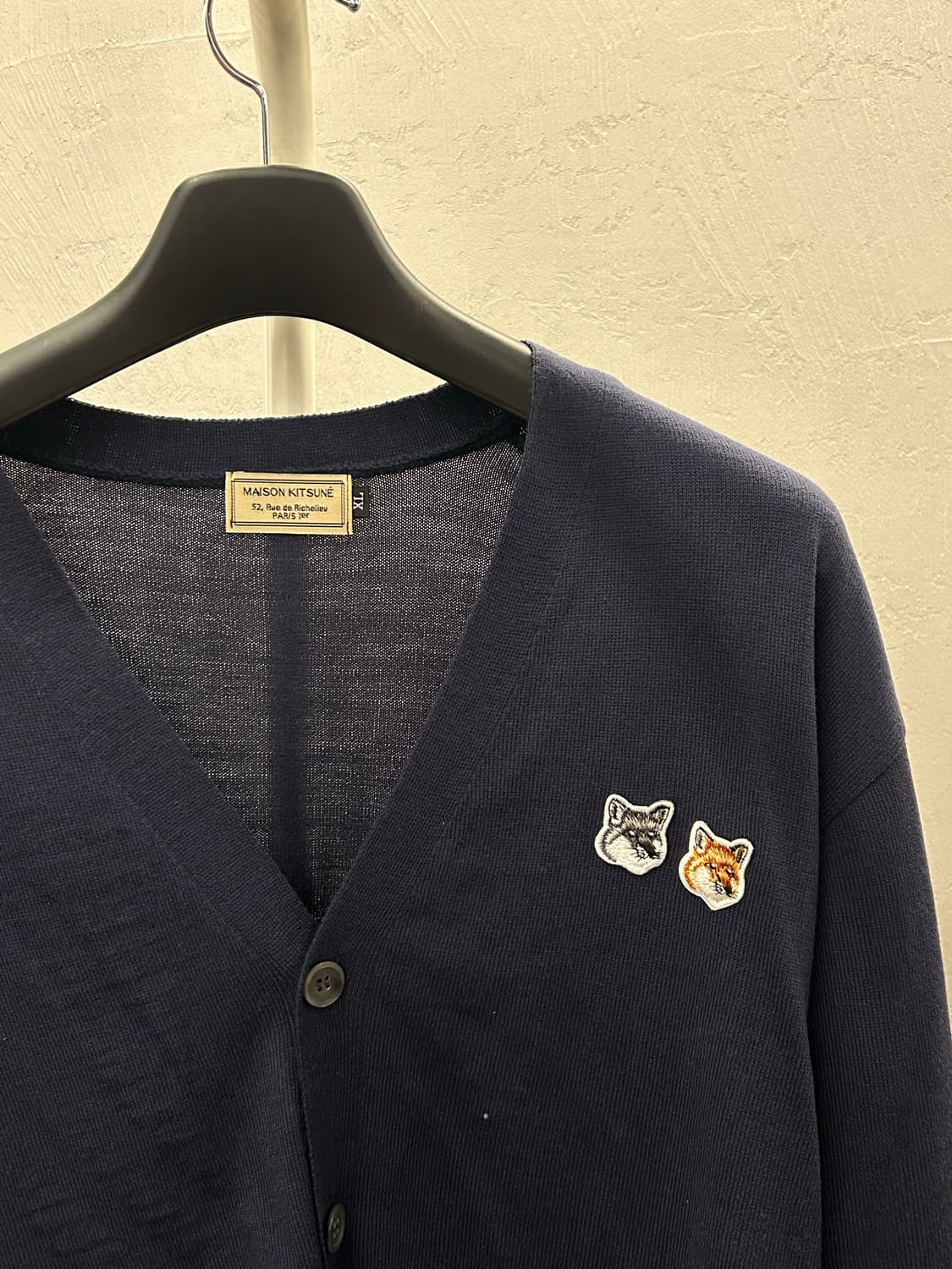 메종키츠네 가디건 네이비 상품이미지6
