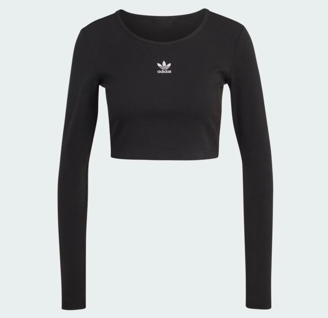 아디다스 에센셜 립 크롭 티 L 상품이미지1