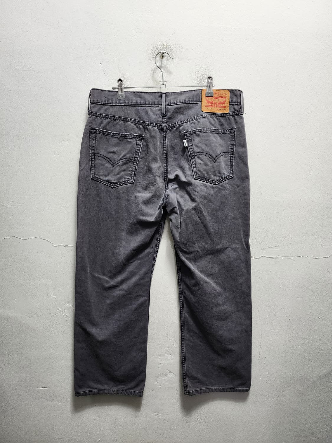 리바이스 514 화이트탭 흑청바지 상품이미지1