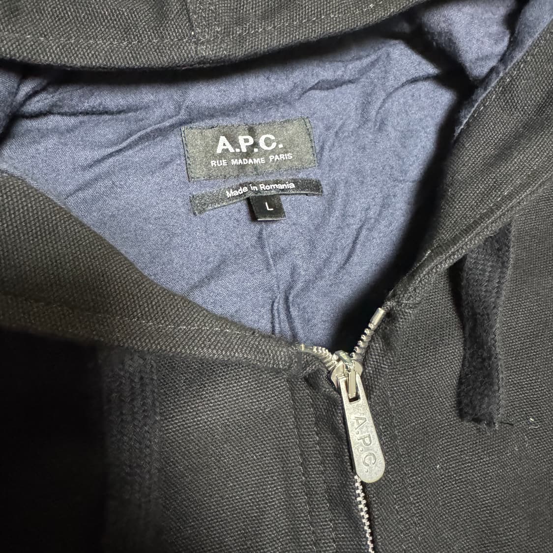 A.P.C. 캔버스 후드집업 자켓 상품이미지2