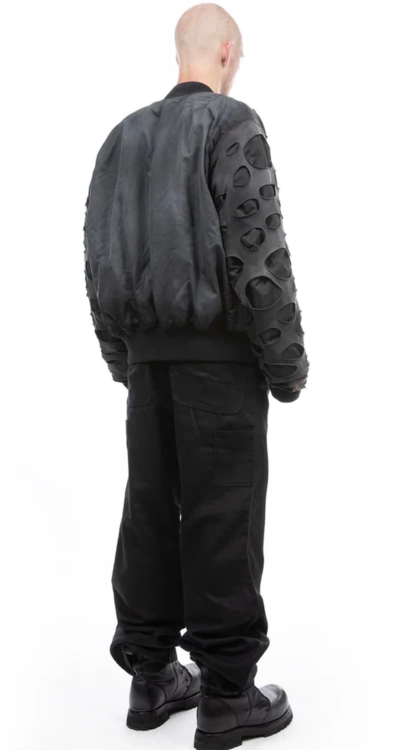 알렉산더 디제노바 디스트레스드 봄버 2 상품이미지10