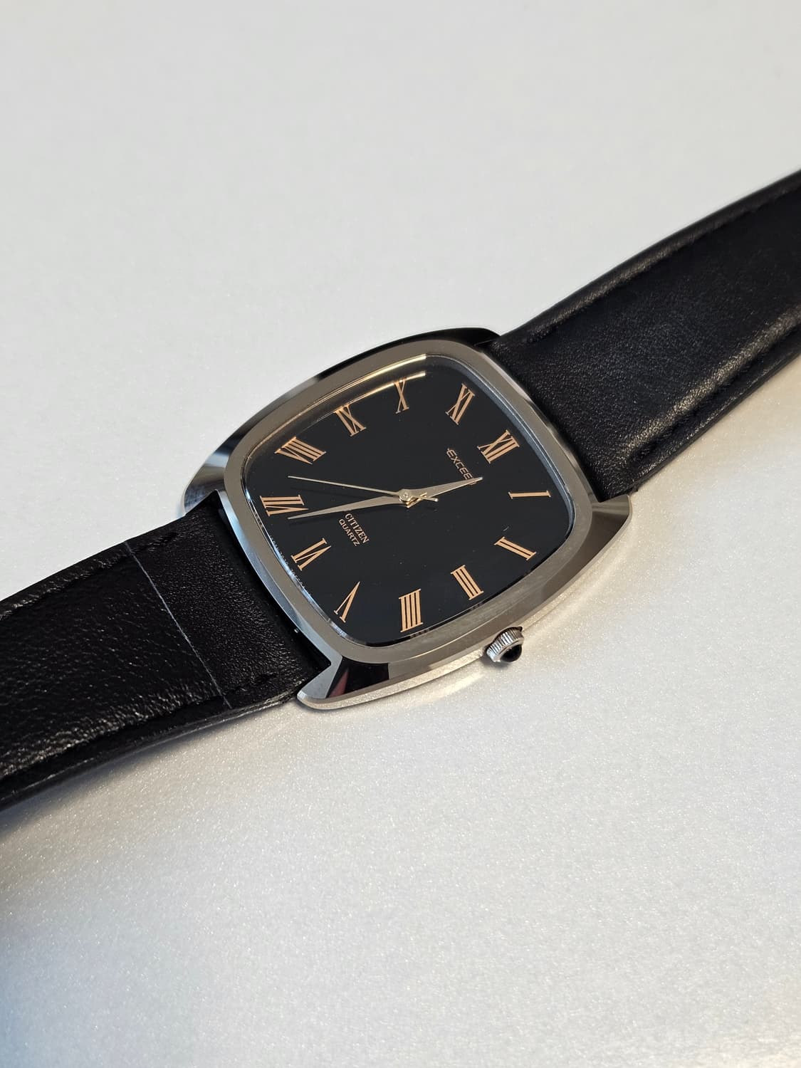 시티즌 익시드 빈티지 가죽 드레스 시계 상품이미지5