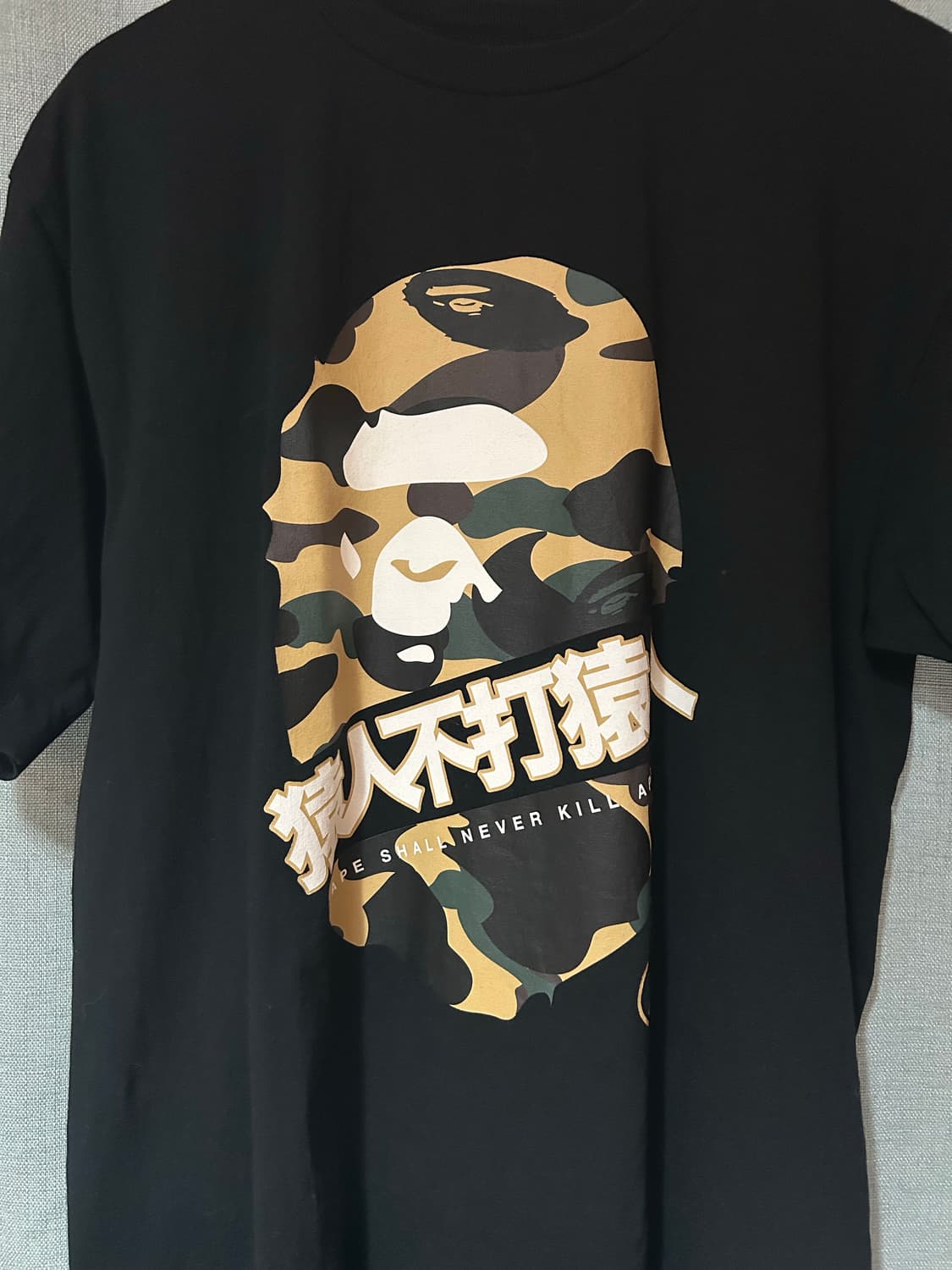 베이츠 퍼스트 카모 간지 블랙 티셔츠 2xl 상품이미지2