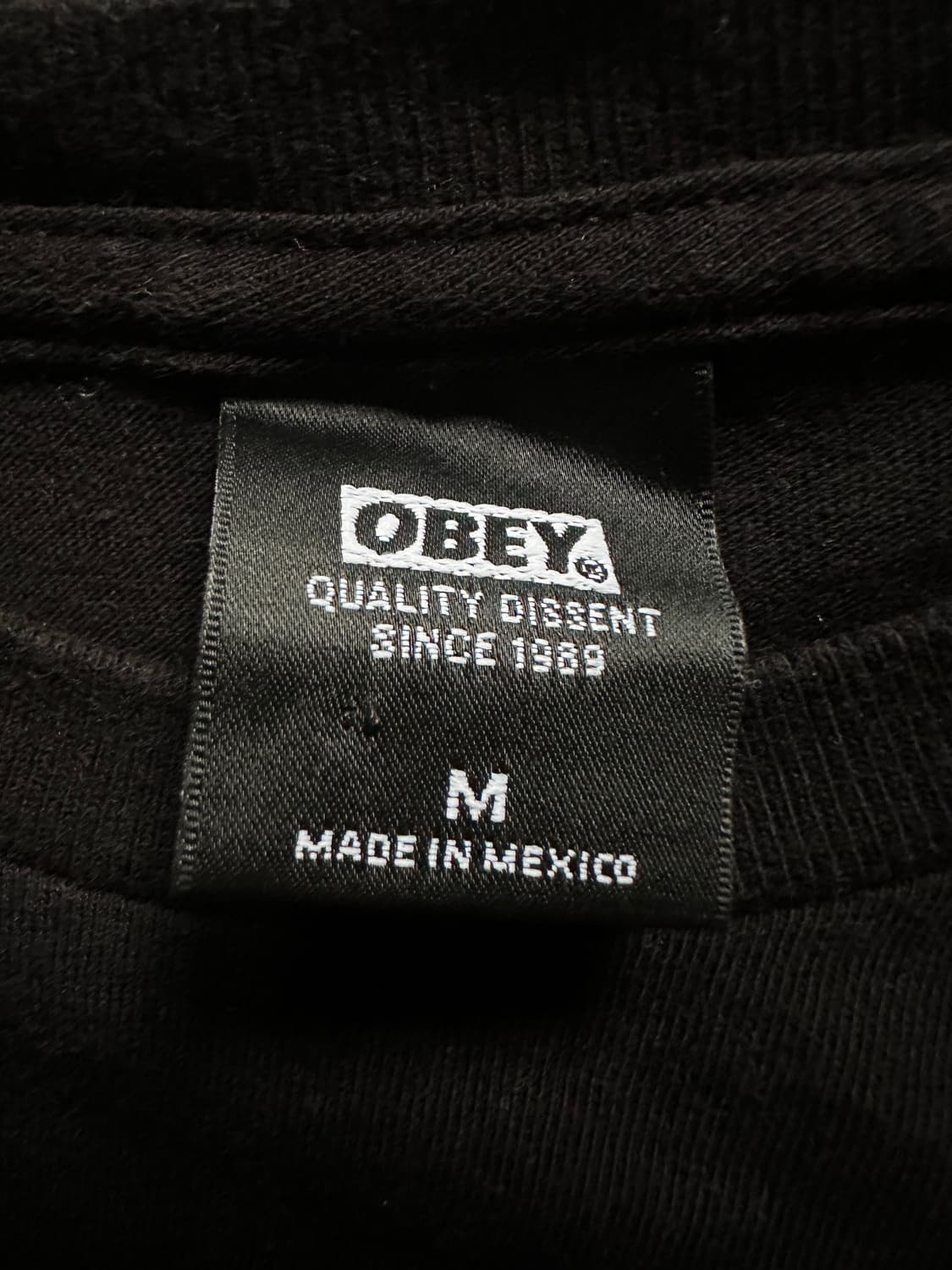 오베이 OBEY 디센트 스탠다드 반팔 티셔츠 M 상품이미지6