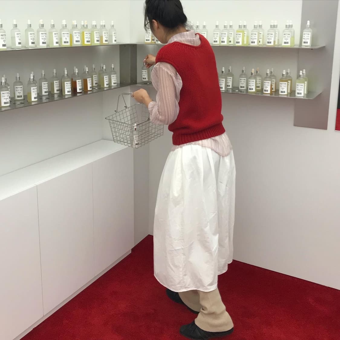 핑크 스트라이프 블라우스 상품이미지2