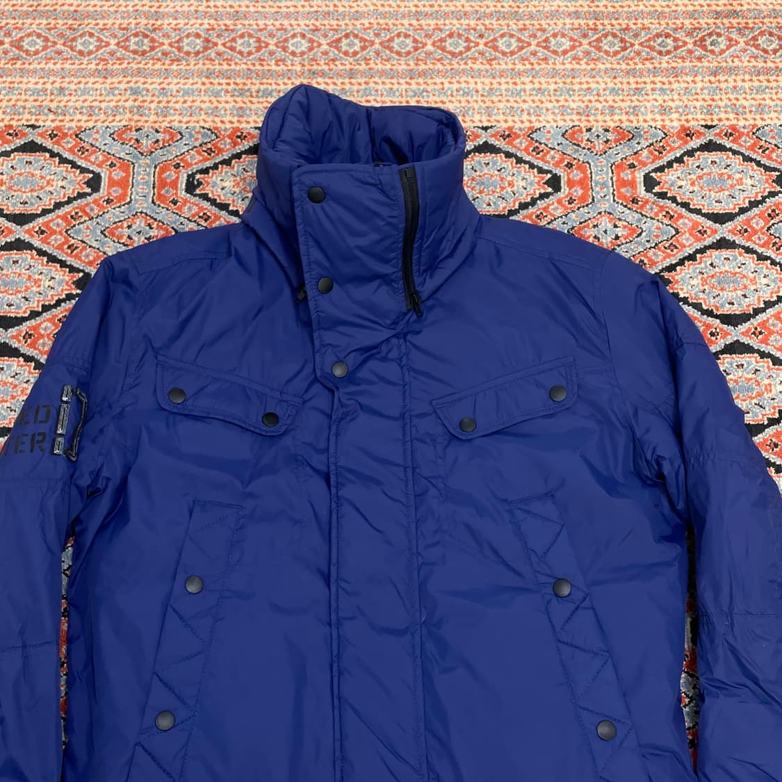 디젤 블루 폴리 패딩점퍼 남성M 상품이미지2