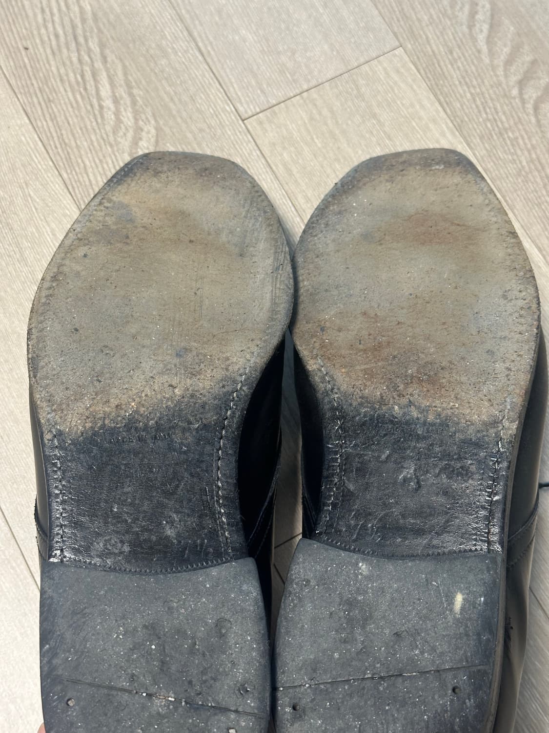 (UK7.5) 프라다 빈티지 스플릿 더비 상품이미지4