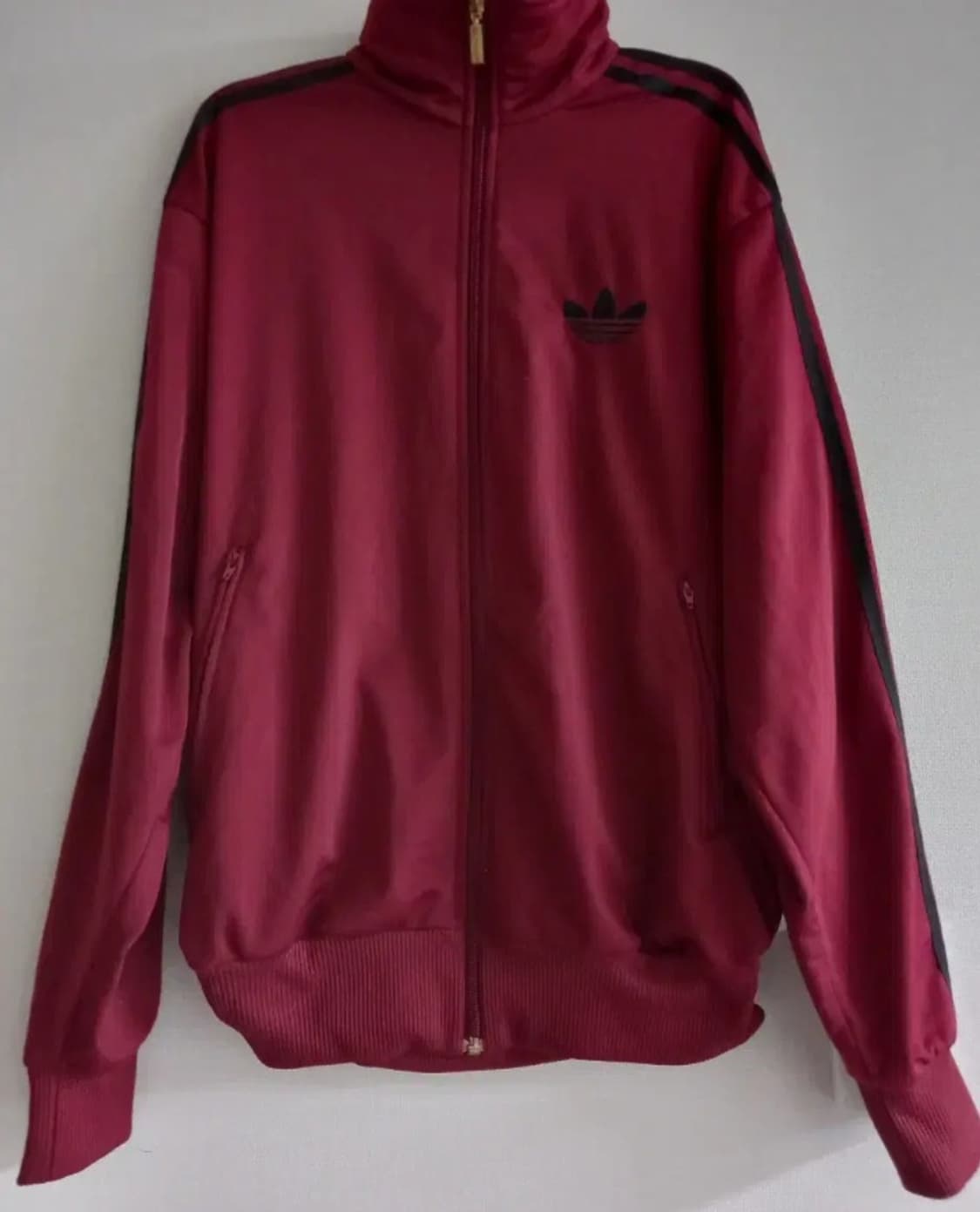 아디다스 희귀 파이어버드 버건디 블랙 트랙탑 저지 져지집업 95~100 상품이미지1