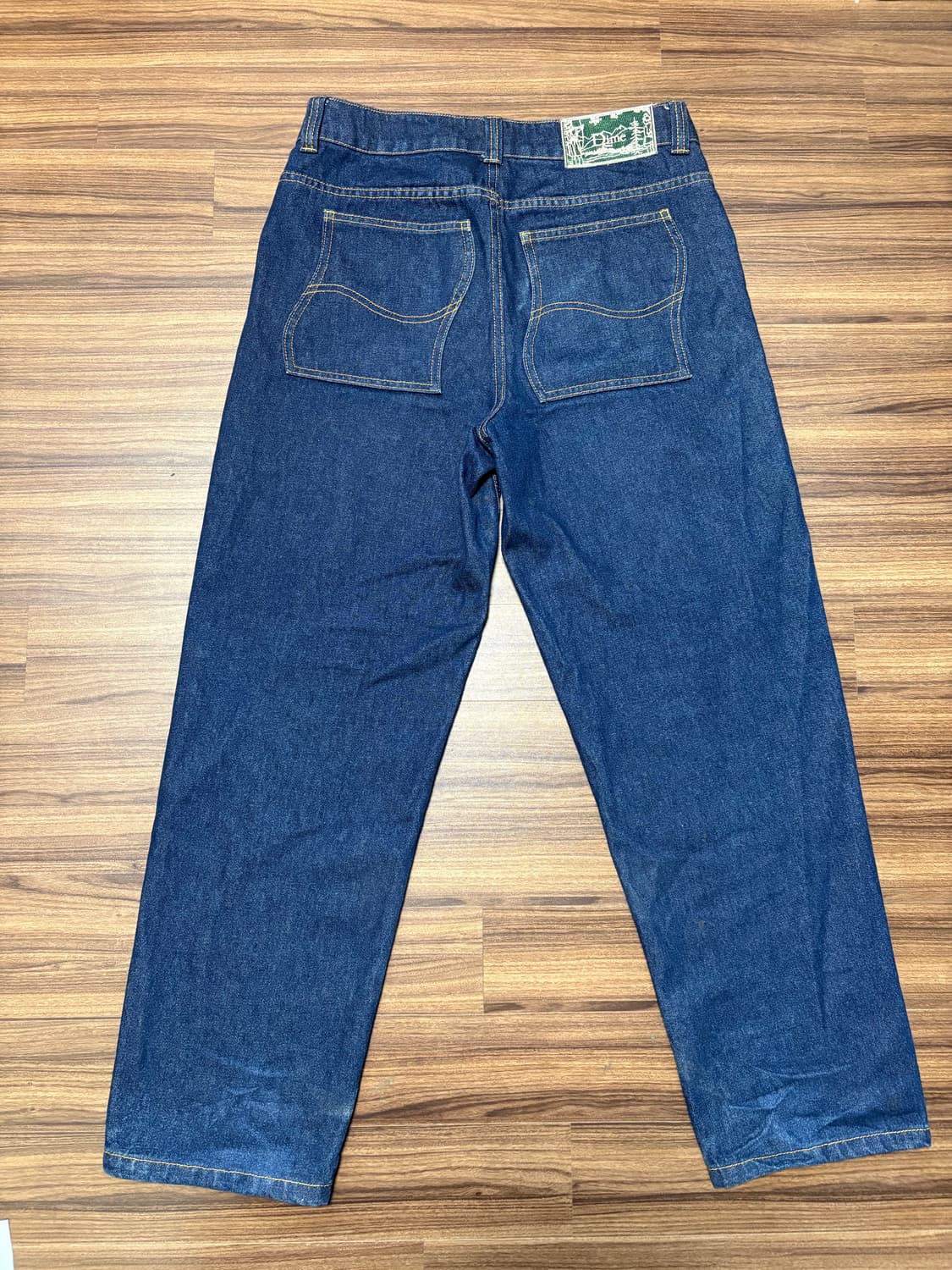 다임 릴렉스드 인디고 데님팬츠 상품이미지2