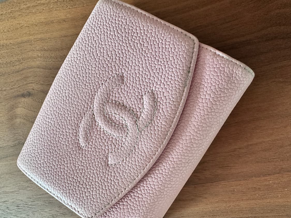 샤넬 핑크 반지갑 상품이미지2