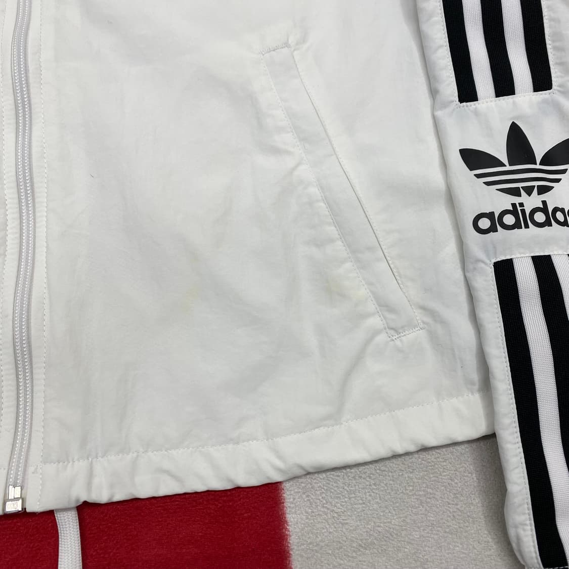 아디다스 세미크롭 바람막이 여성 XS 실측 55-66 상품이미지4