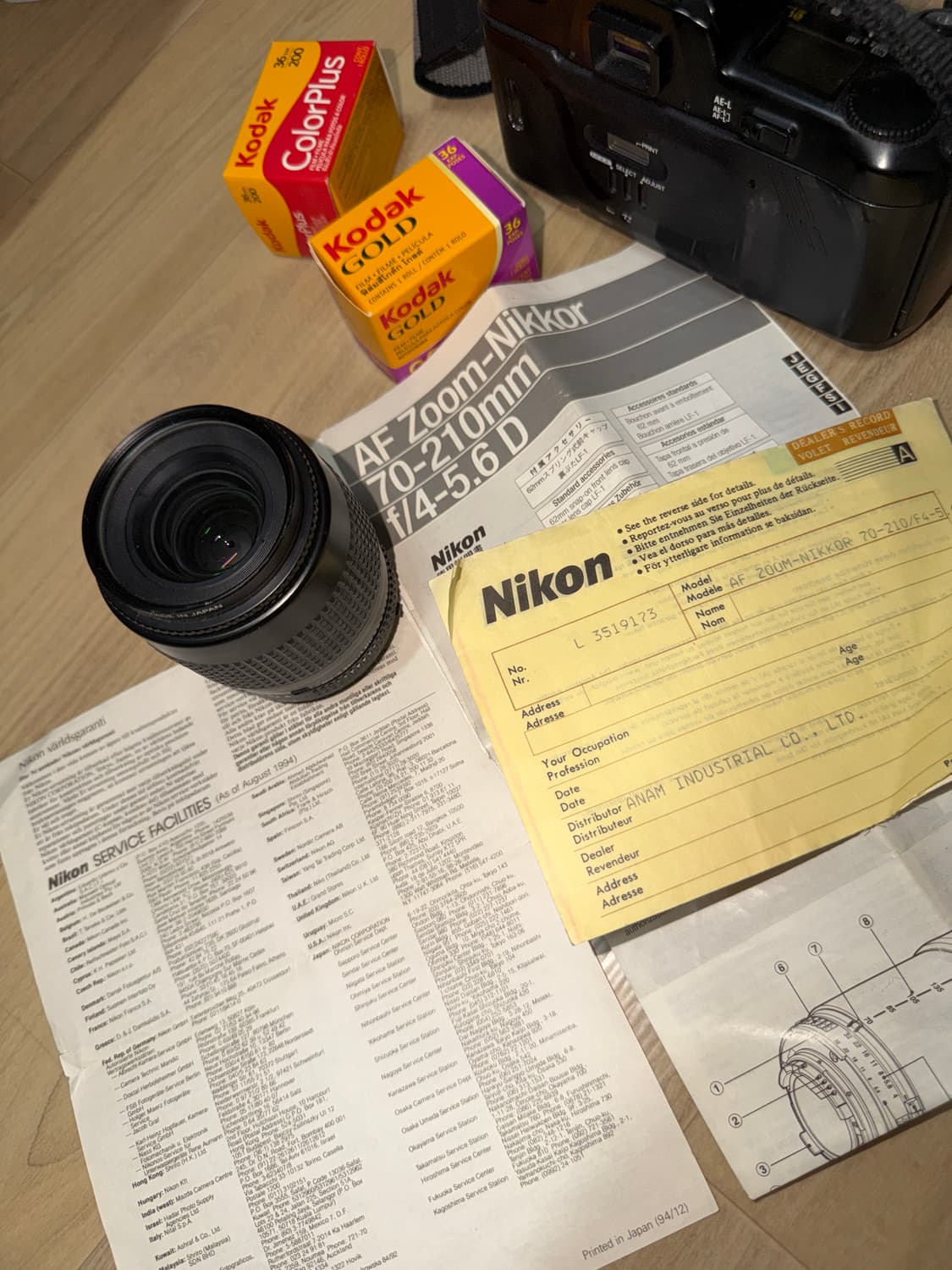 Nikon F-601 Quartz date 쿼츠데이트필름카메라줌렌즈 상품이미지10