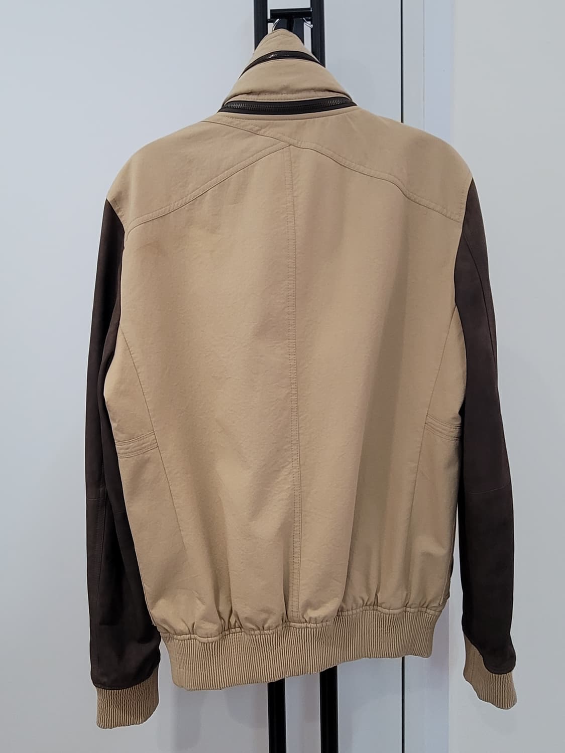 솔리드옴므 염소가죽 투톤 블루종 자켓 105사이즈 상품이미지5