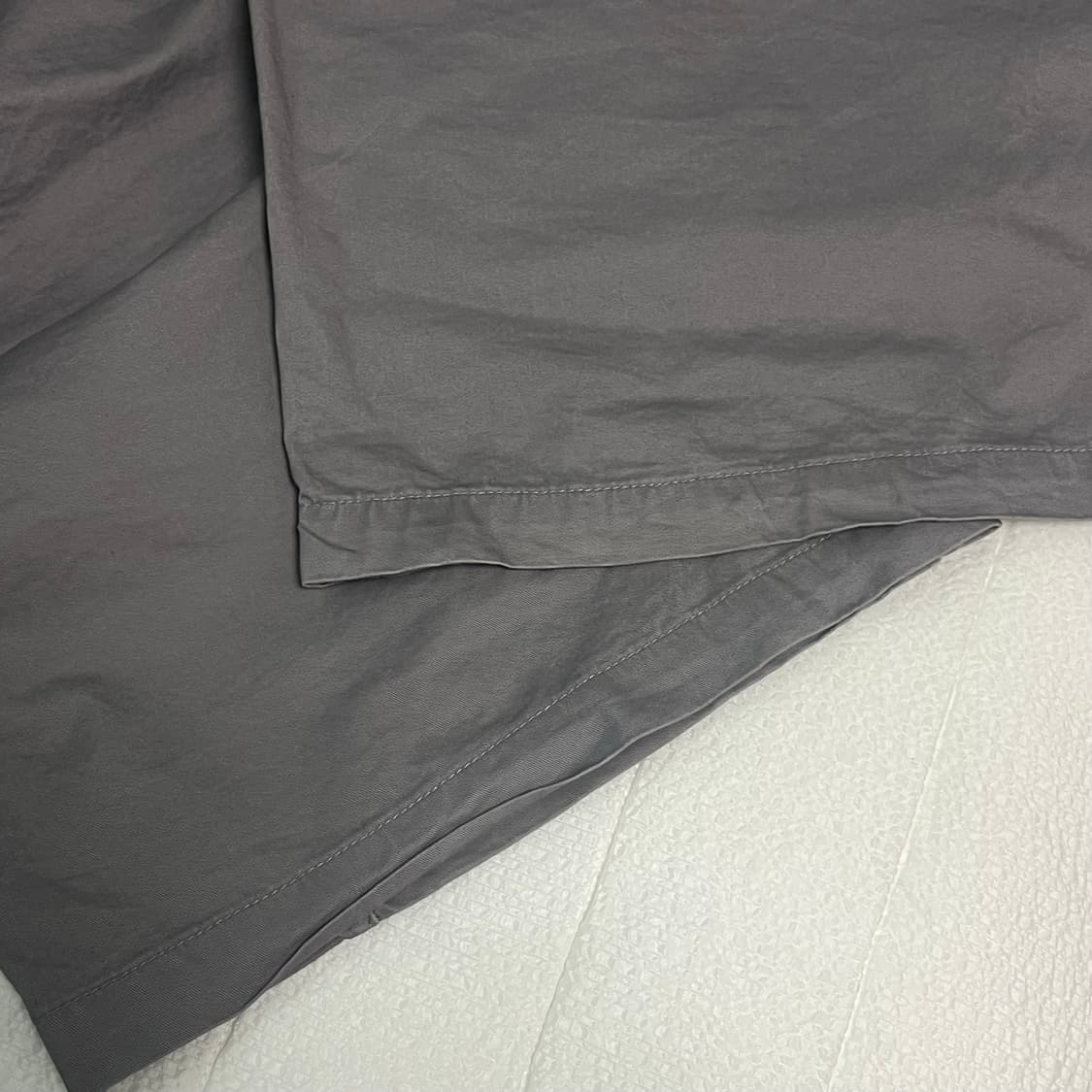 코이세이오 WASHED BUTTON TAB PANTS GREY 사이즈 1 상품이미지4