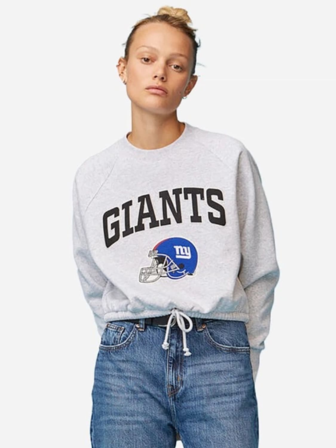 H&M 크롭 맨투맨 상품이미지1