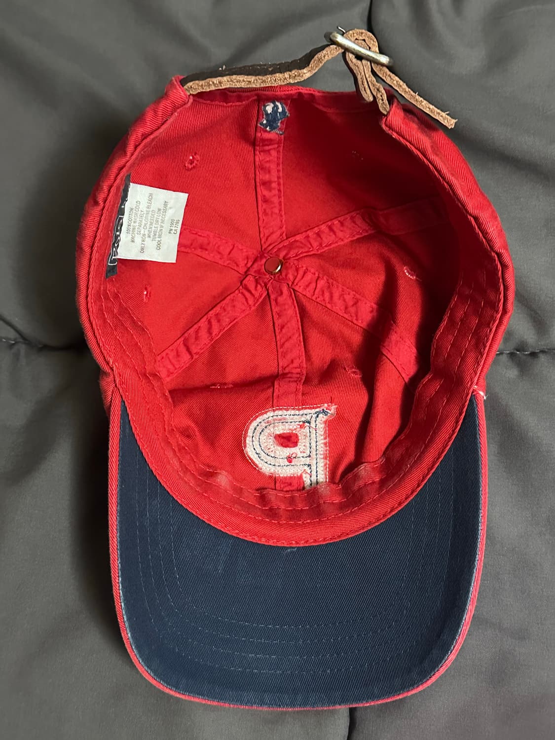 폴로 랄프로렌 레드 볼캡 상품이미지3