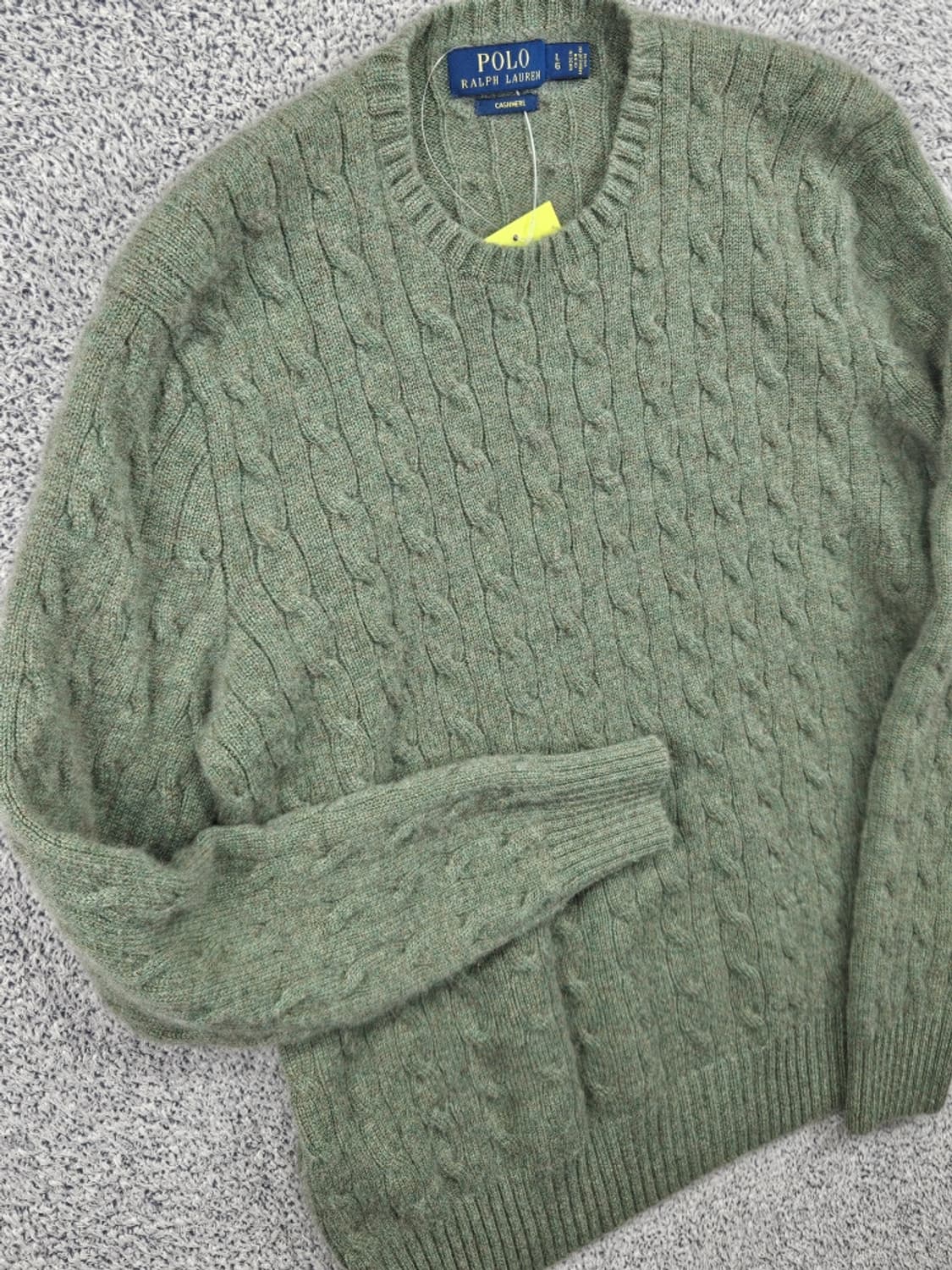폴로랄프로렌 캐시미어 케이블 니트 스웨터 ( L ) / 11696 상품이미지7