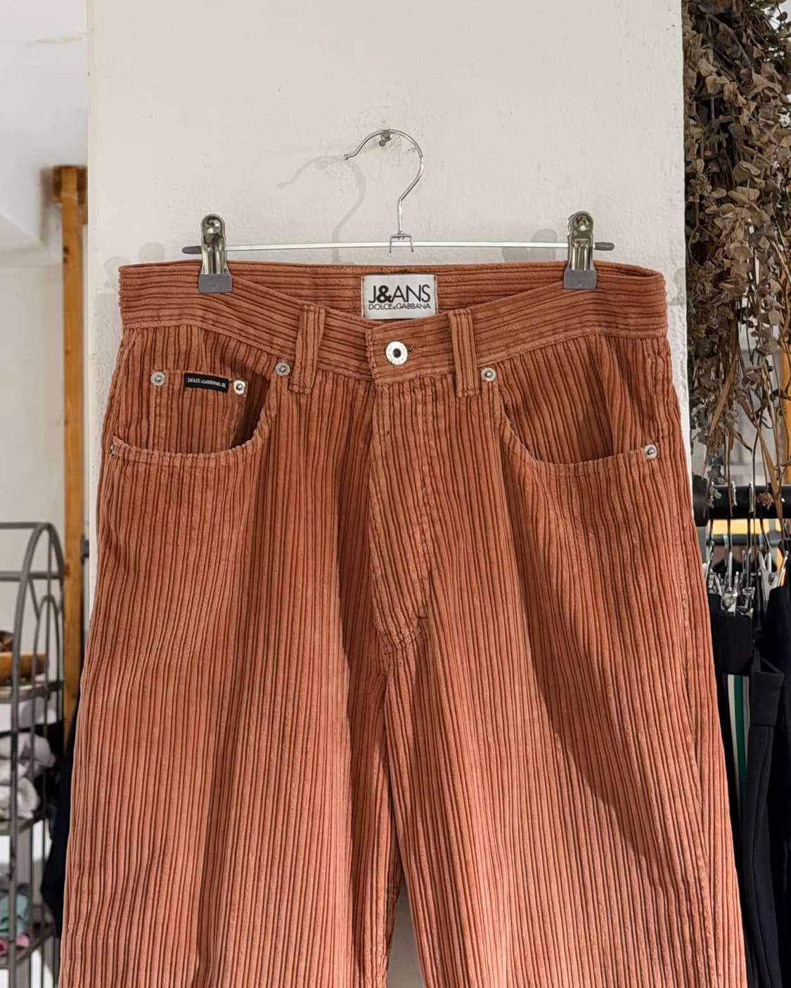 돌체앤가바나 진스 코랄 코듀로이 와이드 팬츠 상품이미지2