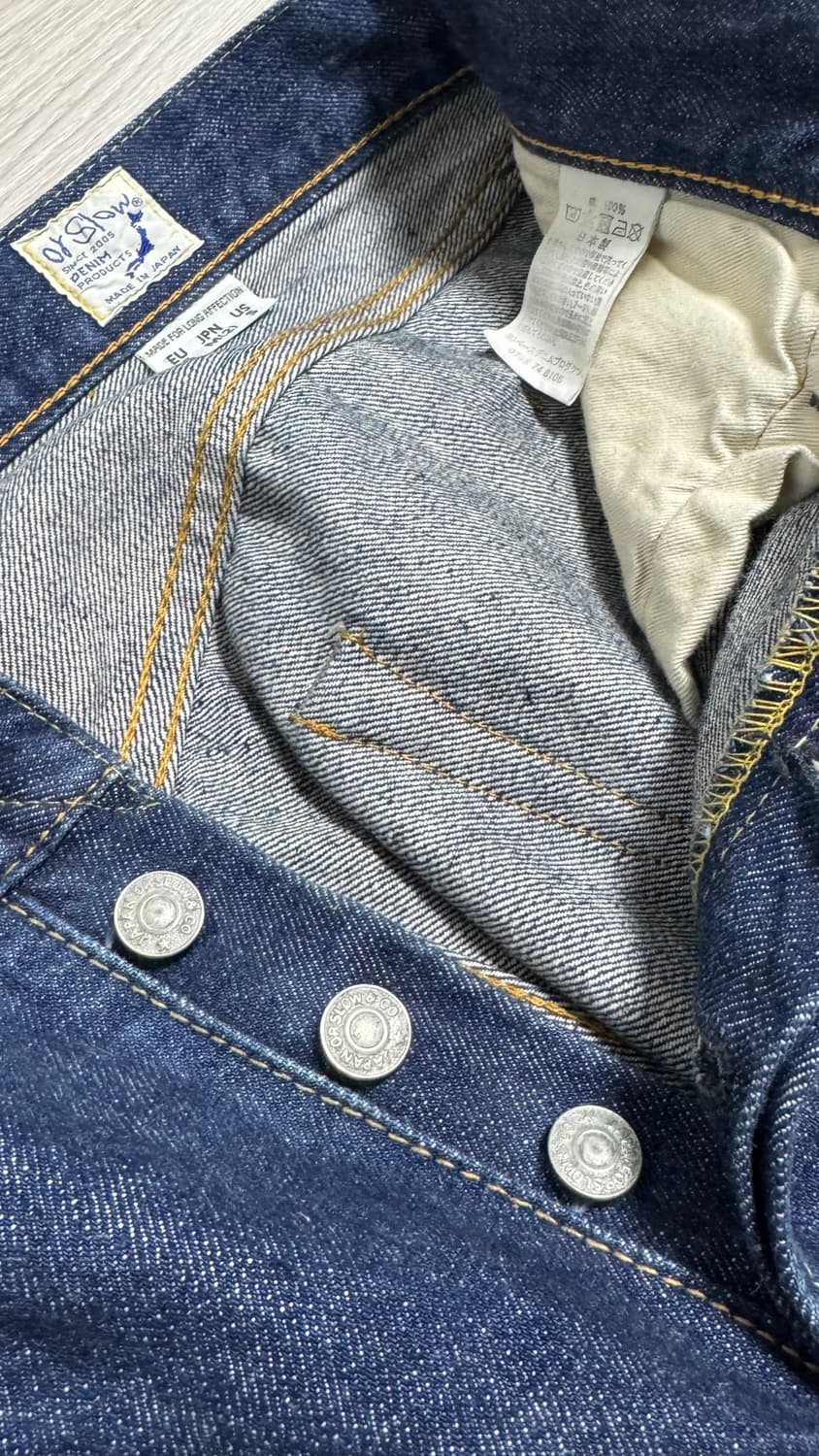 오어슬로우 105 원워시 2사이즈 orslow 상품이미지3