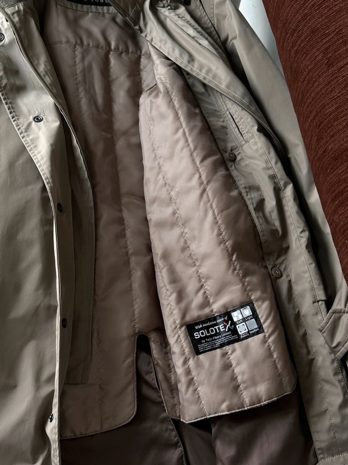 High gauge fabric fake layered 2way trev 상품이미지5