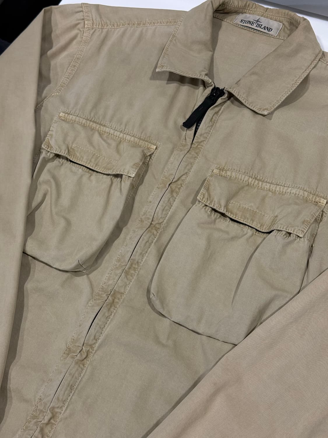 스톤아일랜드 올드이펙트 셔츠 상품이미지1