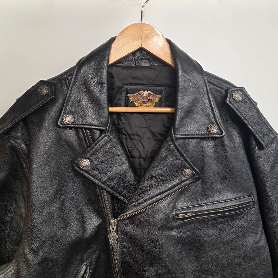 [XL]할리데이비슨 가죽 라이더 자켓 상품이미지3