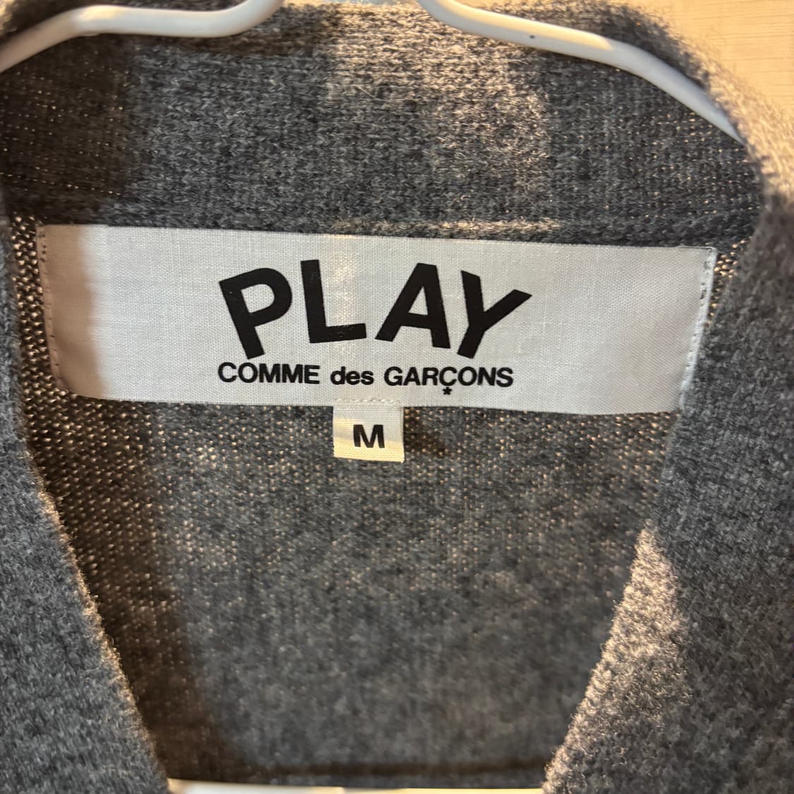 [실착 두번] 꼼데가르송 가디건 M 100 상품이미지4