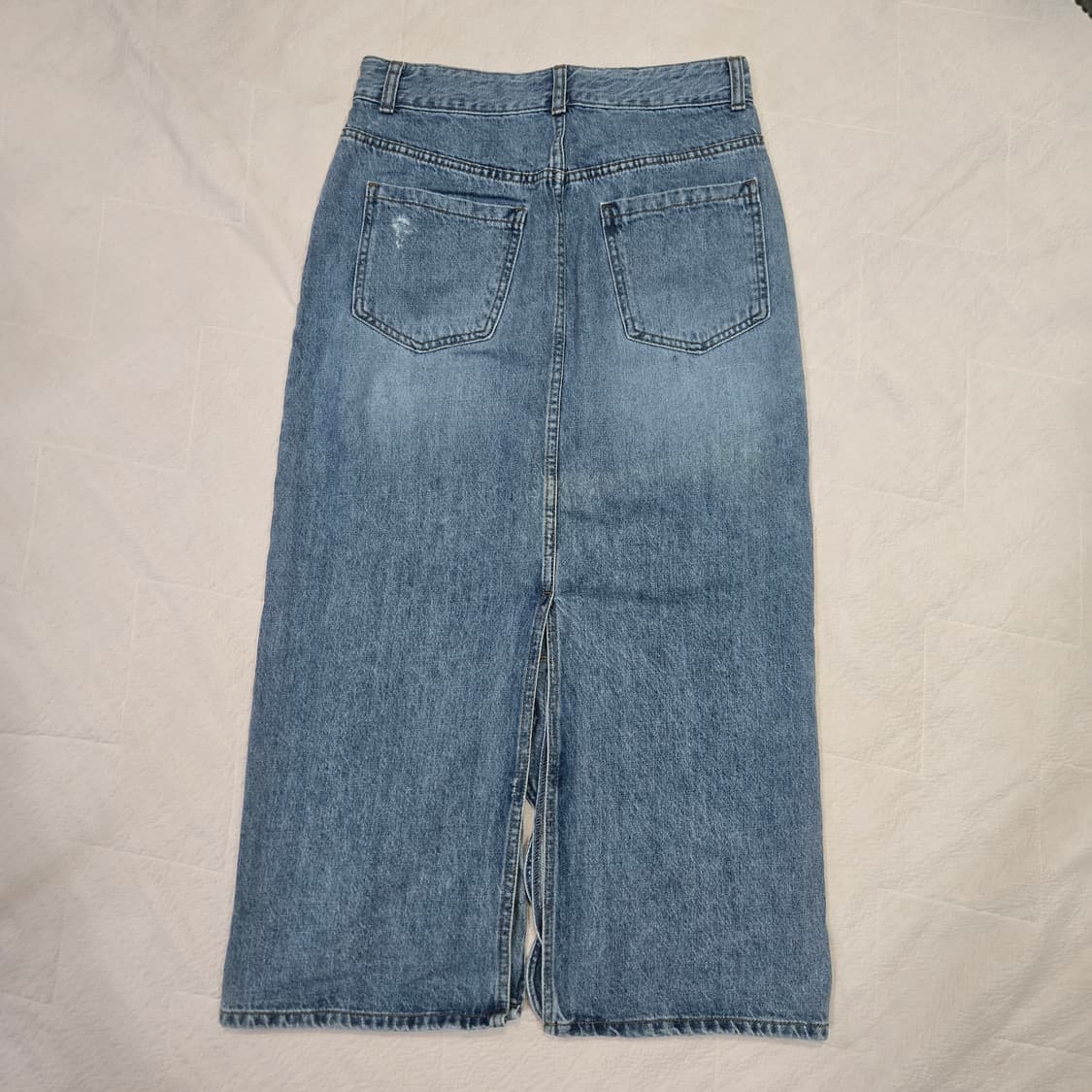 럭키슈에뜨 데님 롱 스커트  상품이미지3
