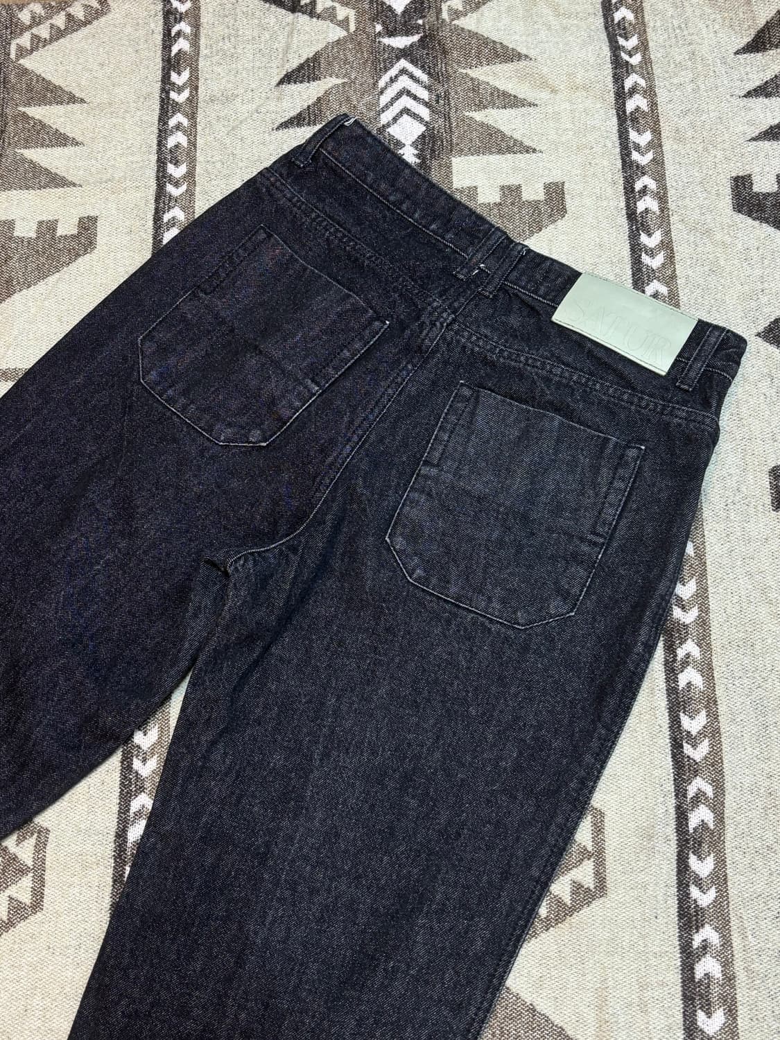 세터 블랙 데님 팬츠  상품이미지4