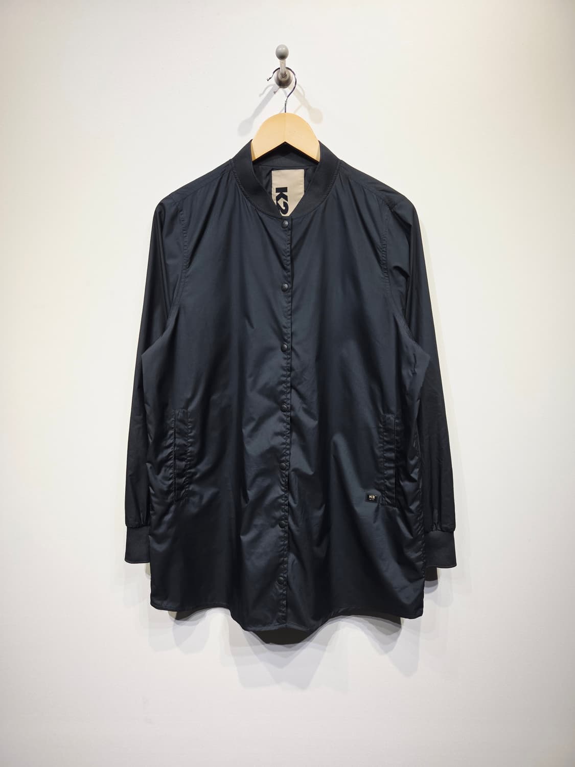 K2 블랙 롱 보머 바람막이 자켓 상품이미지2