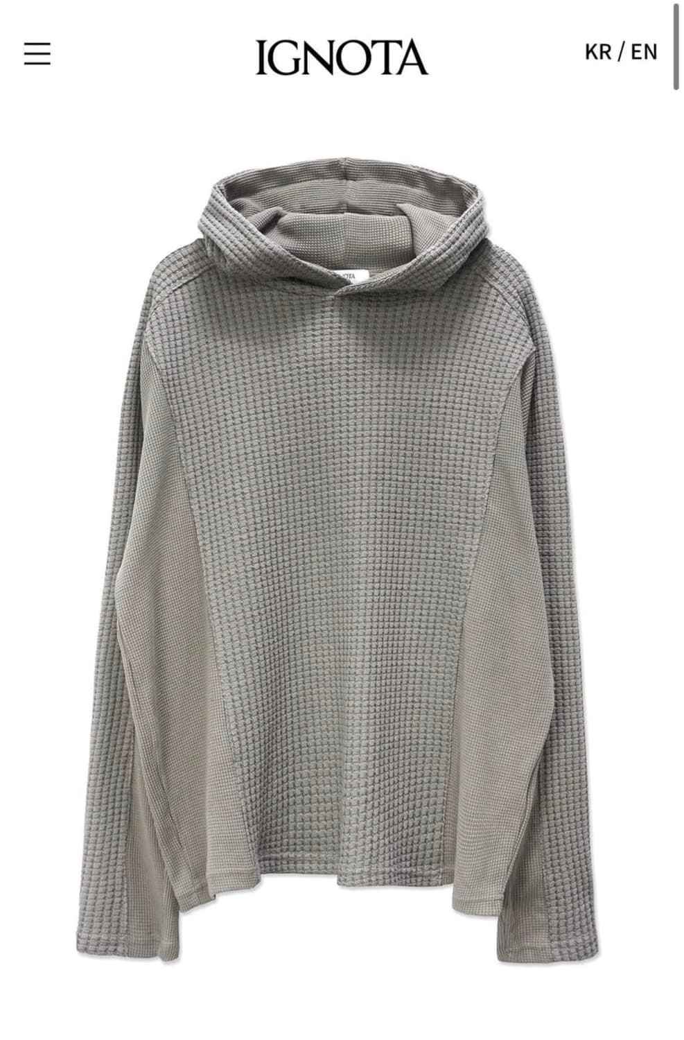 이그노타 코어 13 패널 후디 M사이즈 팝니다 상품이미지1