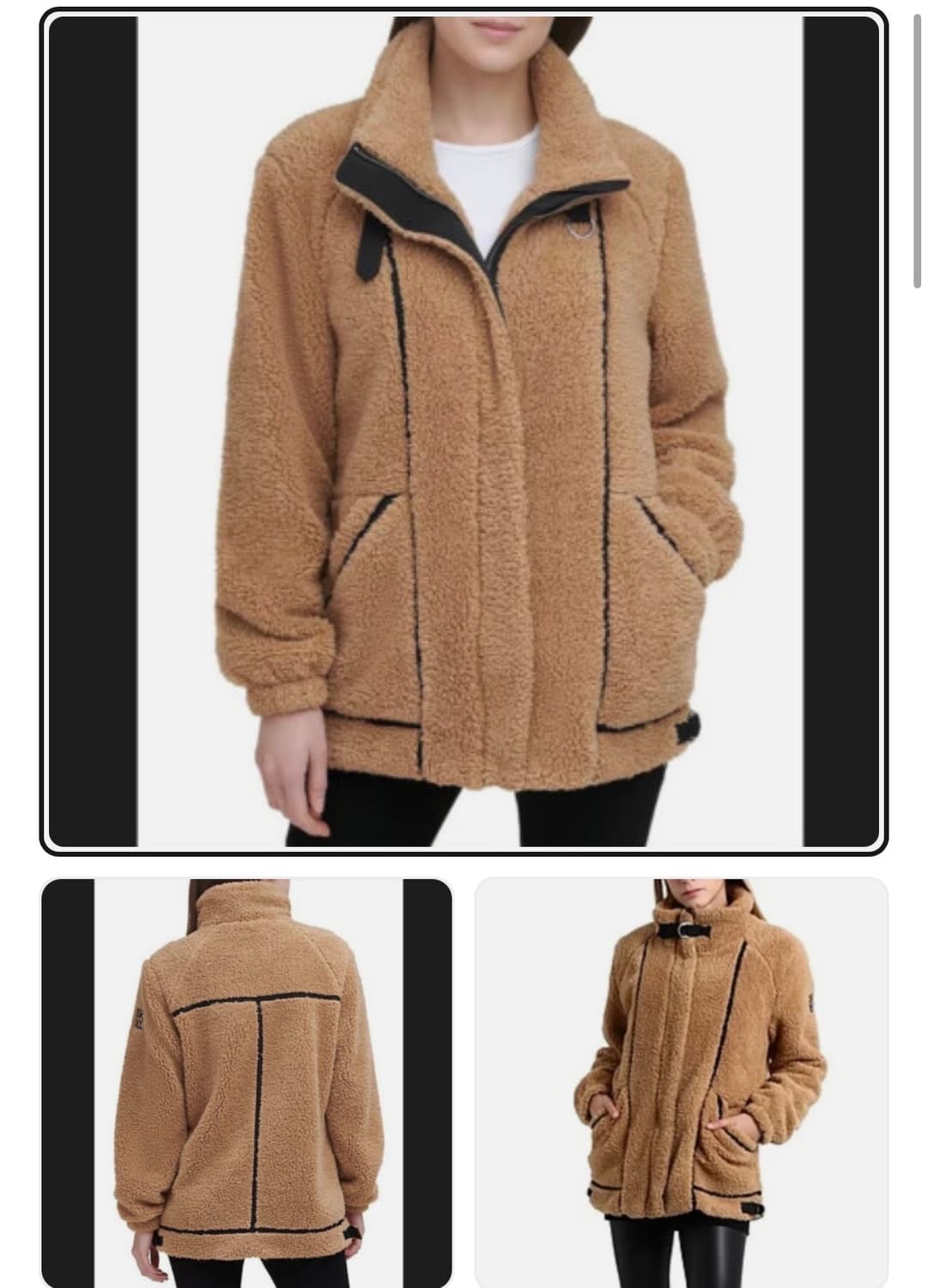 DKNY 무스탕 플리스 자켓 상품이미지2