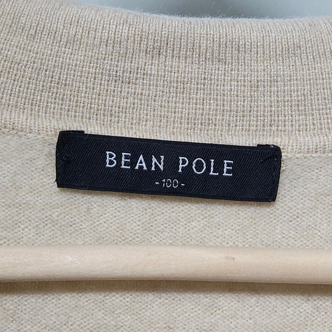 100)빈폴 캐시미어100% 카라 니트 상품이미지3