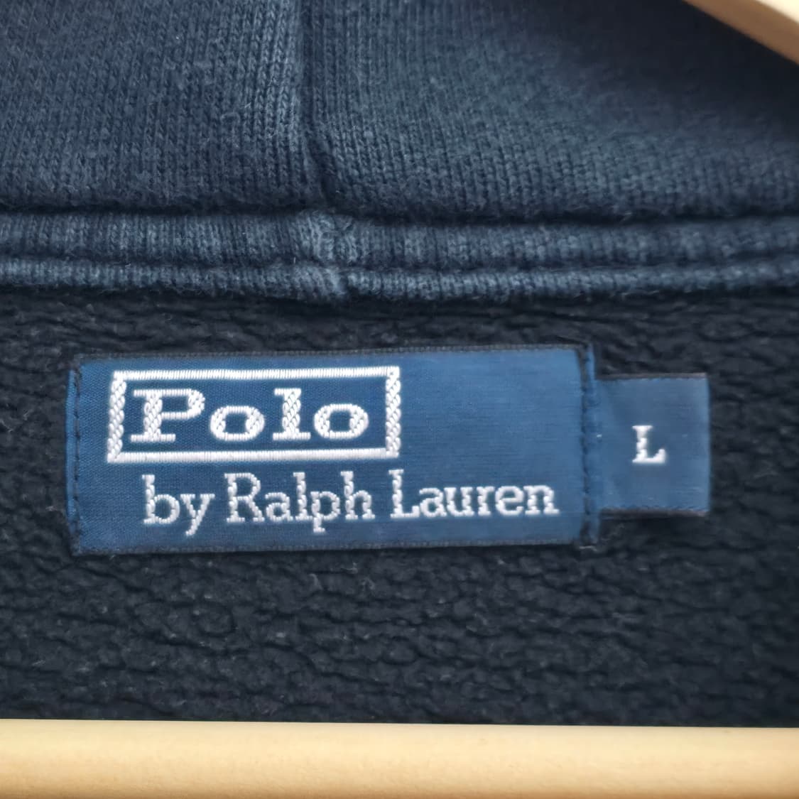[L] 00's 폴로 랄프로렌 헤비코튼 빅포니 후드티 상품이미지6