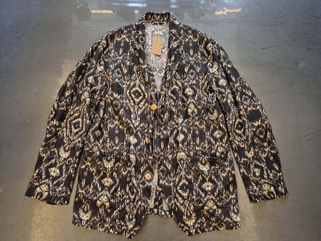 나이젤 카본 트라이벌 패턴 린넨 자켓 상품이미지1