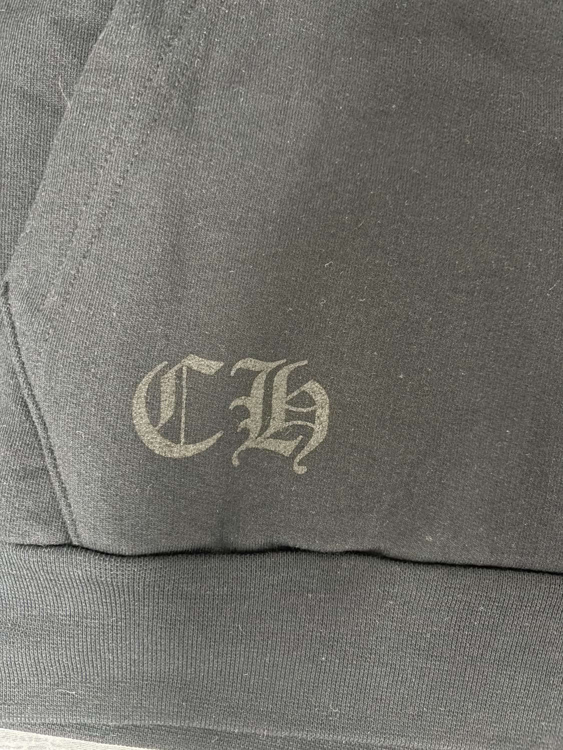 [XXL] 크롬하츠 버티컬 로고 후드 상품이미지3