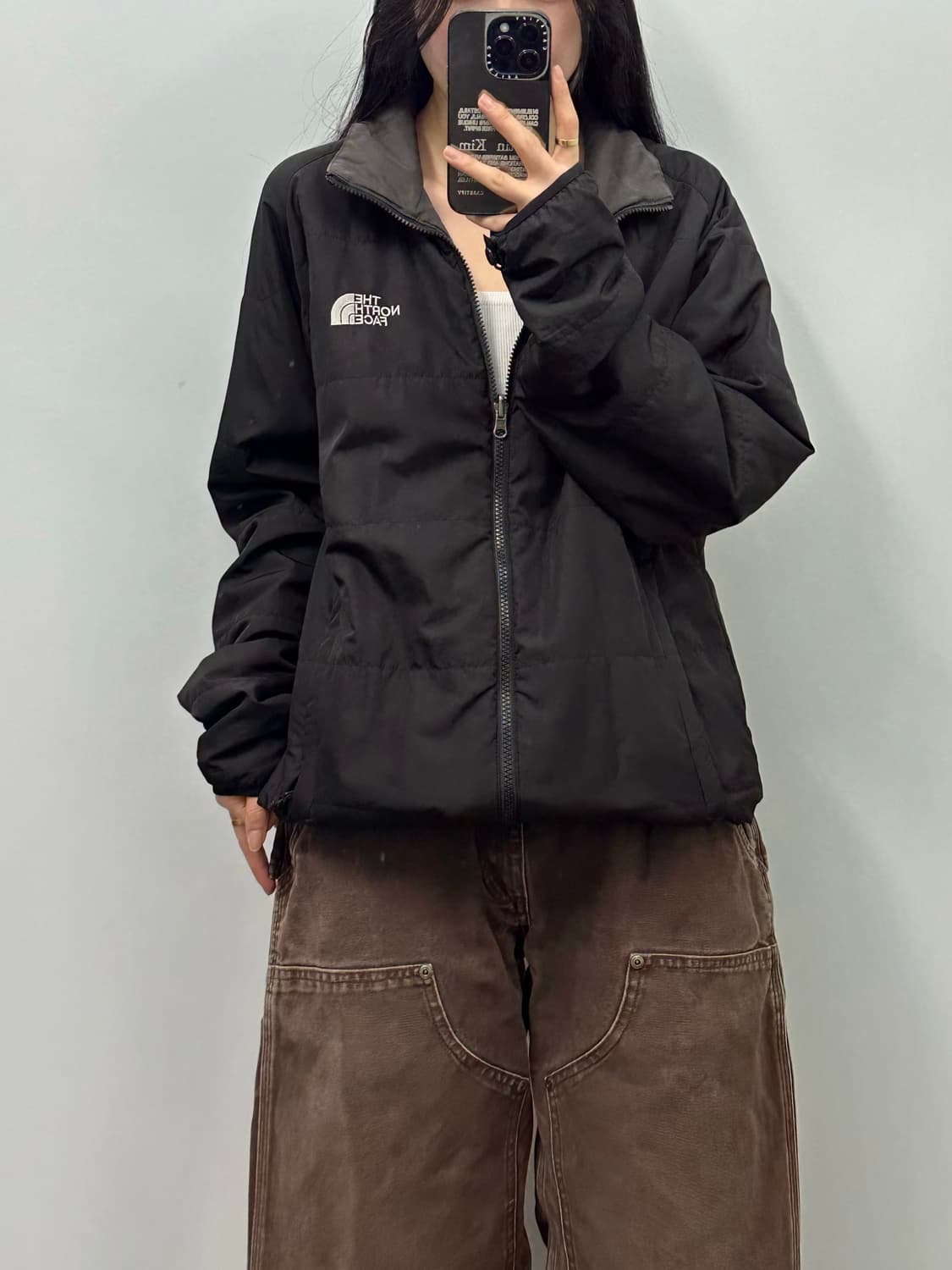 노스페이스 블랙 경량 패딩  상품이미지1