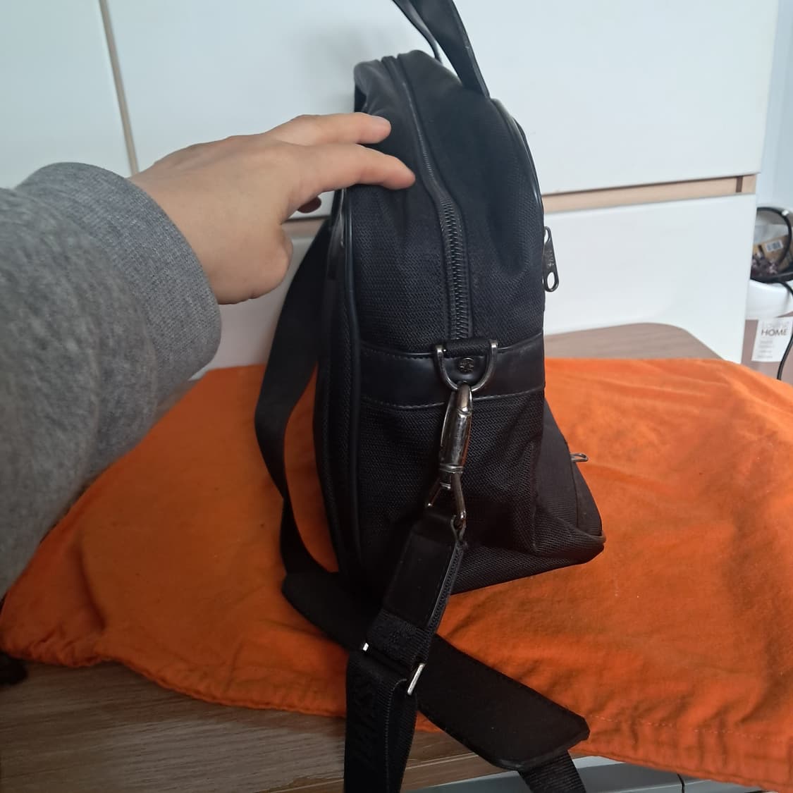 닥스 블랙 빈티지 서류가방 노트북 가방 상품이미지3