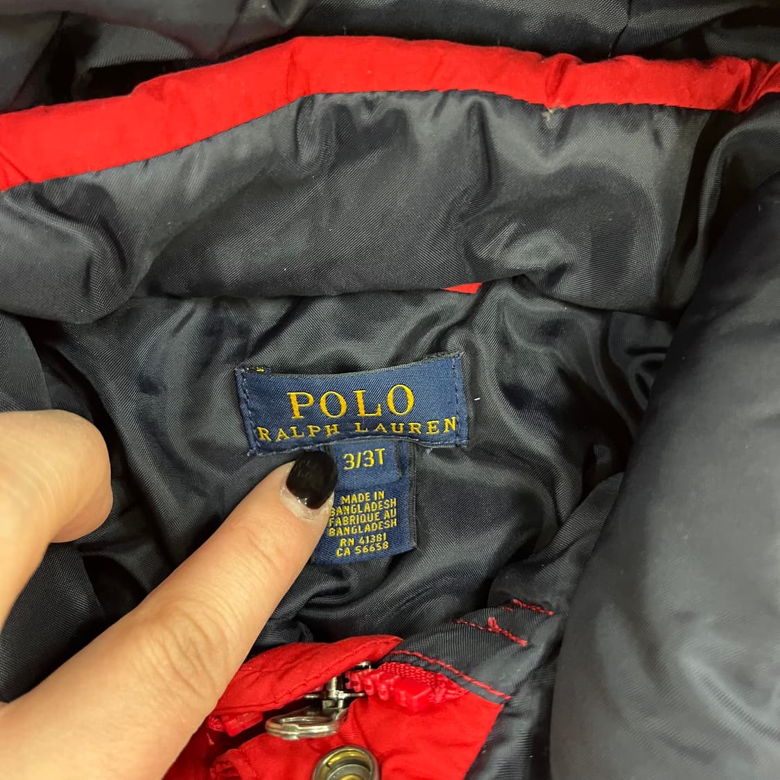 3T 폴로랄프로렌 키즈 다운 패딩 점퍼 0213M 상품이미지2