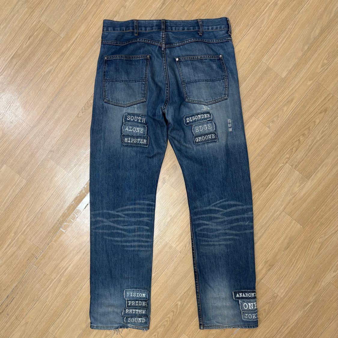 언더커버 undercover 02ss patch denim 05x32 상품이미지2