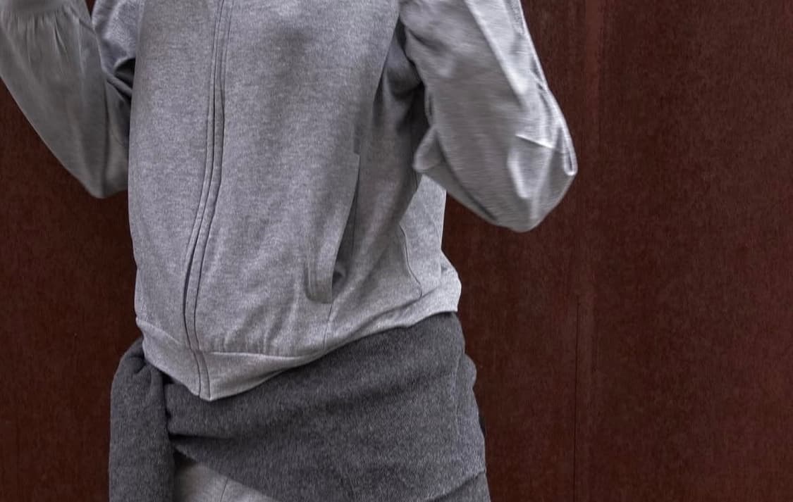 lounge hoodie zip grey 4 상품이미지2