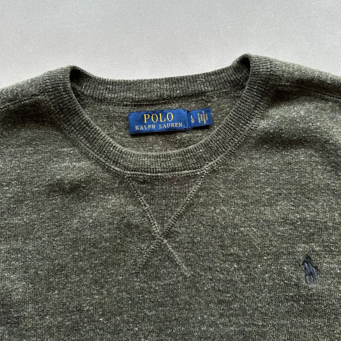 [L]폴로 랄프로렌 라운드넥 코튼 니트 상품이미지8