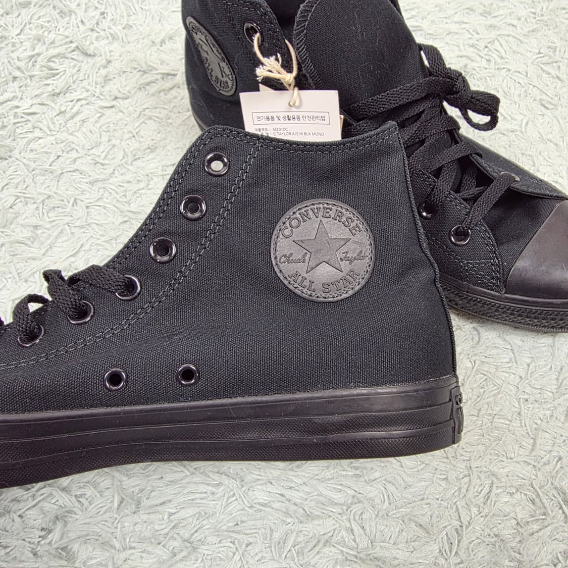 [새상품] 컨버스 척테일러 올스타  하이클래식 모노크롬 블랙  290mm 상품이미지6