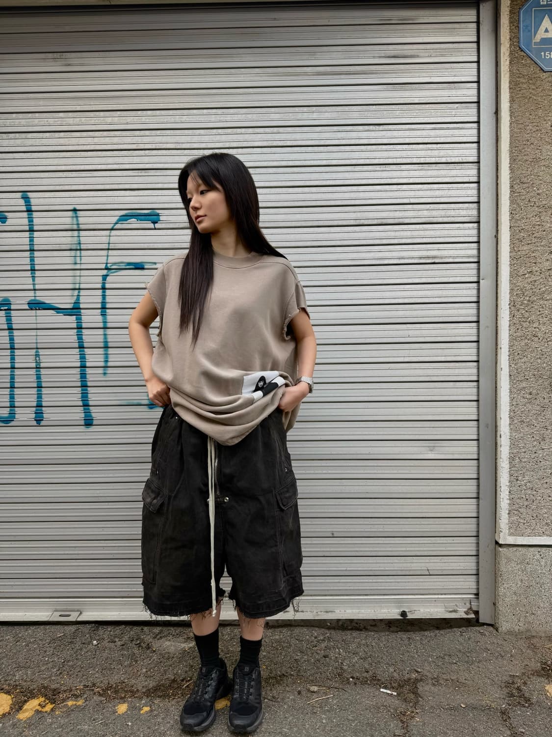 릭 오웬스 점보카고 리워크 버뮤다팬츠 상품이미지3