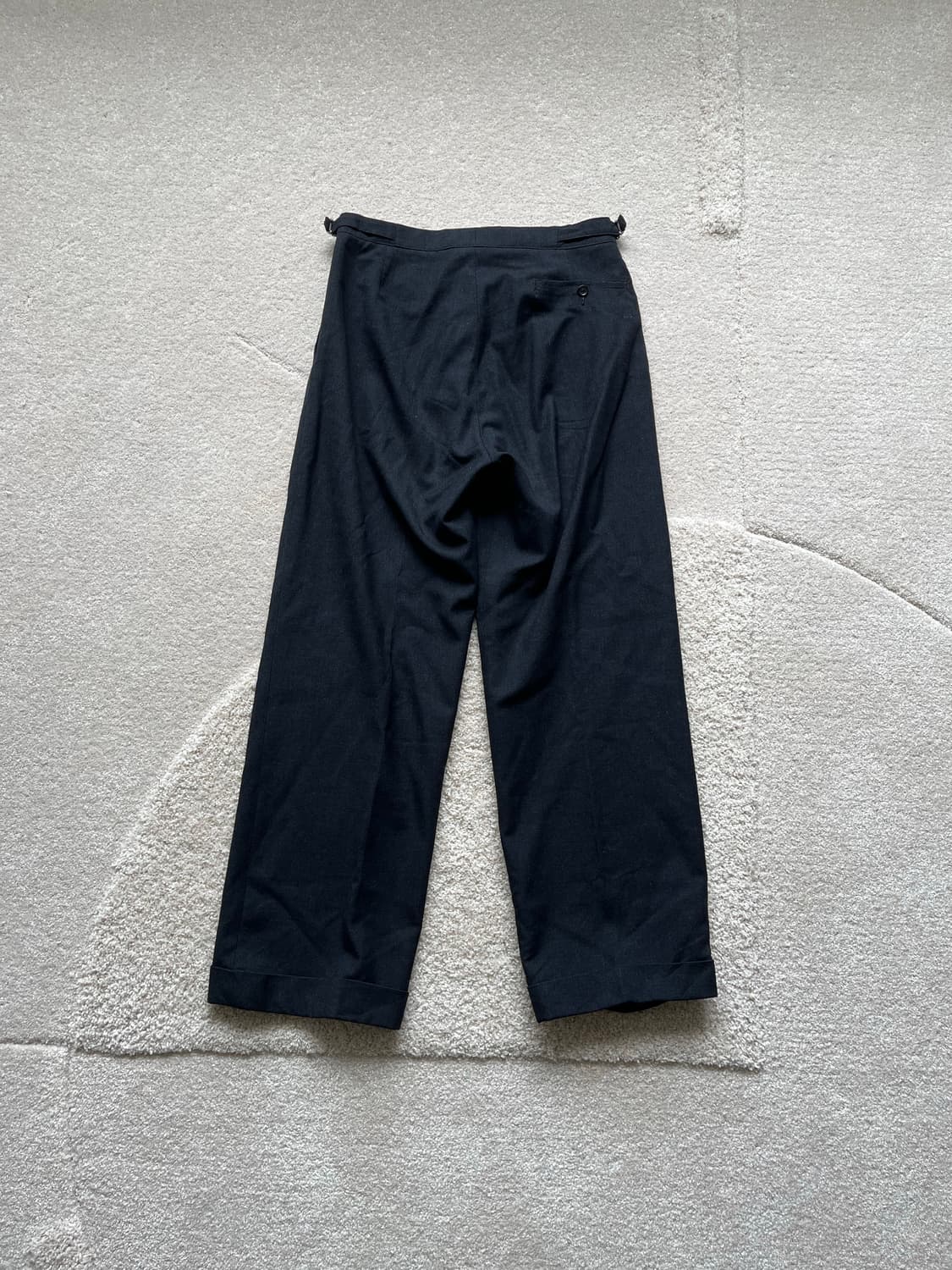 80s 유로피안 투 플리츠 울 드레스 팬츠 (30-31) 상품이미지8